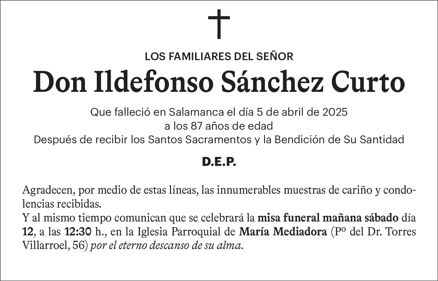 Idelfonso Sánchez Curto