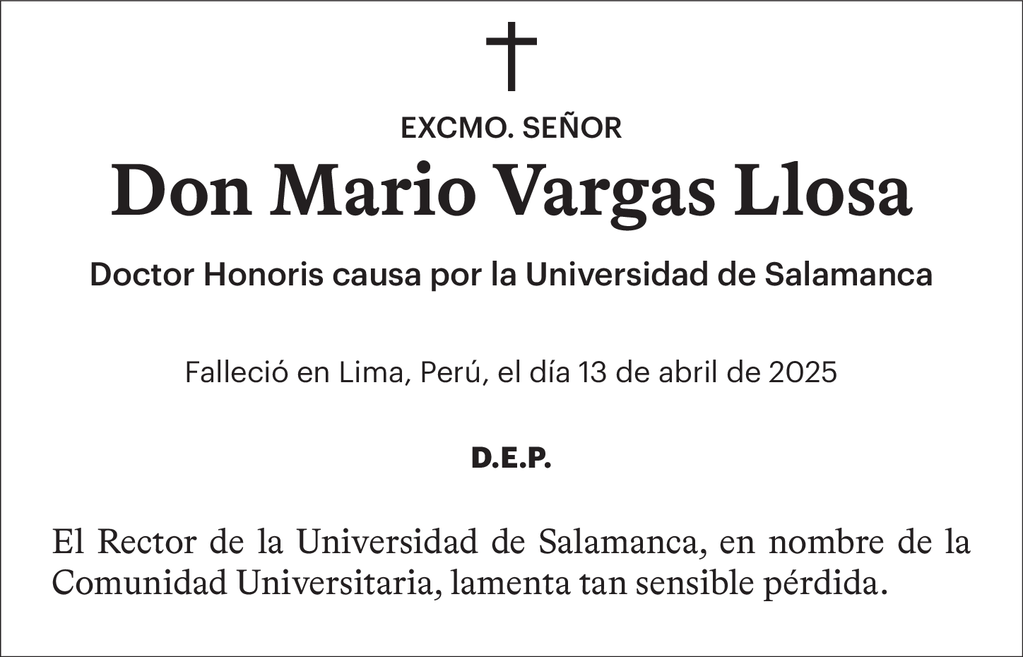 Don Mario Vargas Llolsa