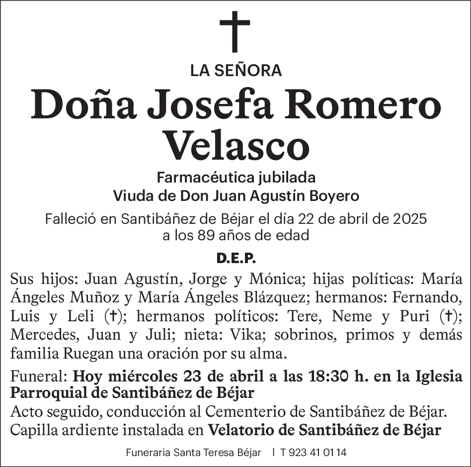 Josefa Romero Velasco