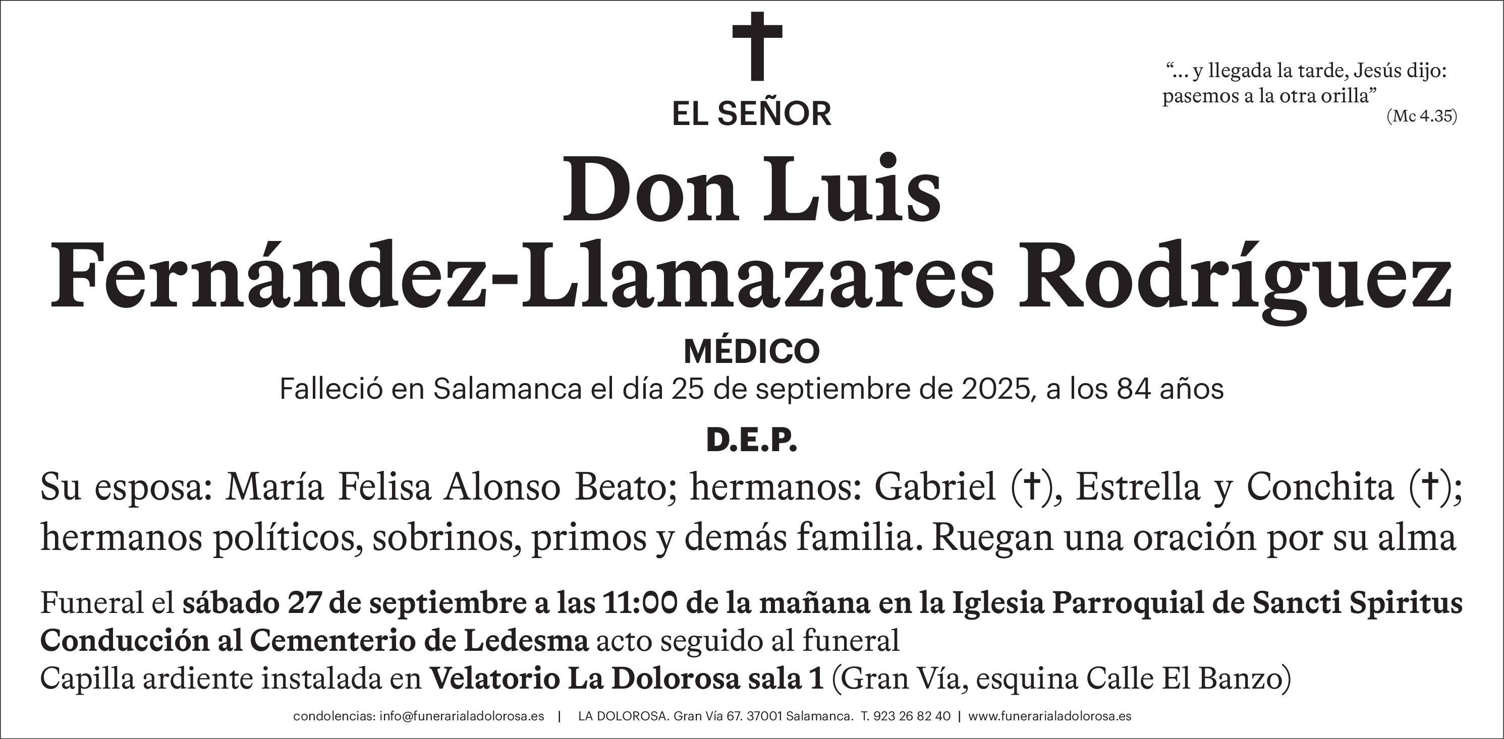 Don Luis Fernández-Llamazares Rodríguez