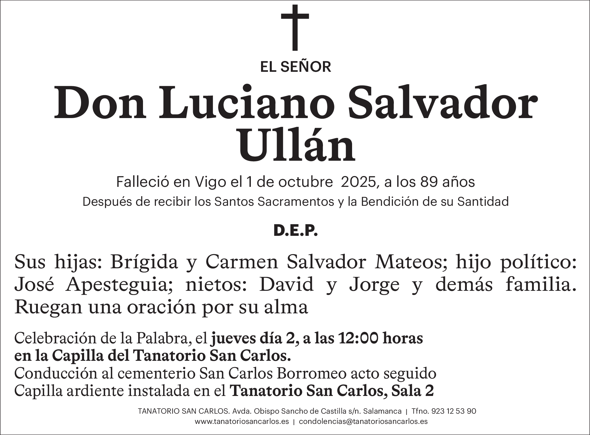 Don Luciano Salvador Ullán