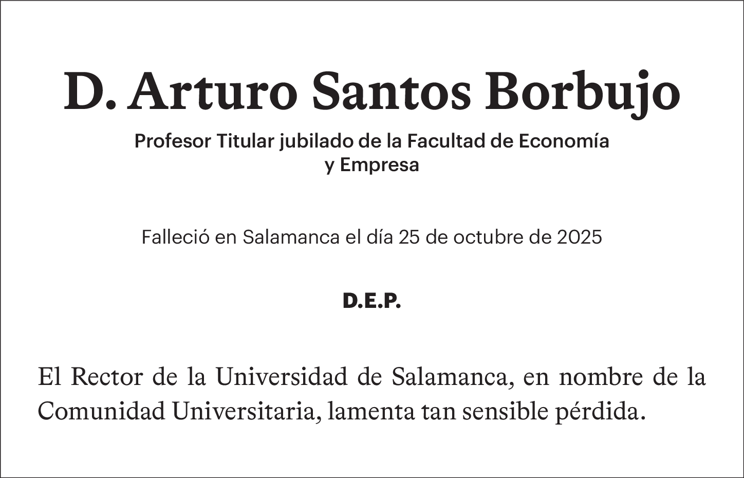 Don Arturo Santos Borbujo