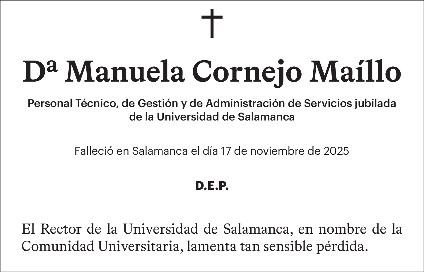Doña Manuela Cornejo Maíllo