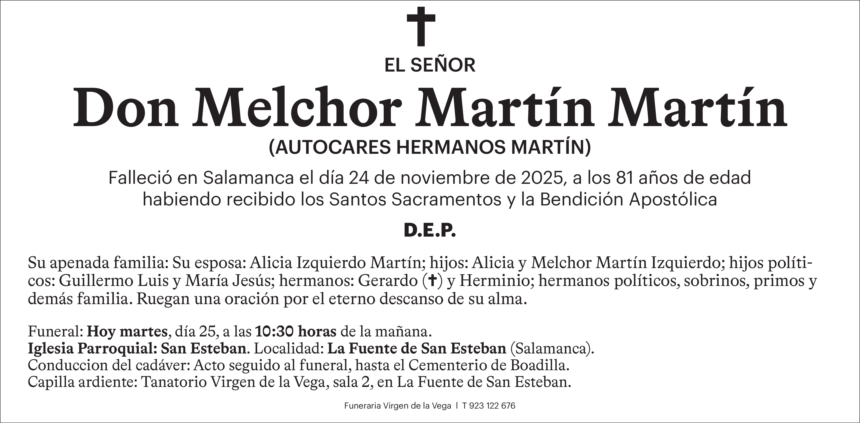 Don Melchor Martín Martín