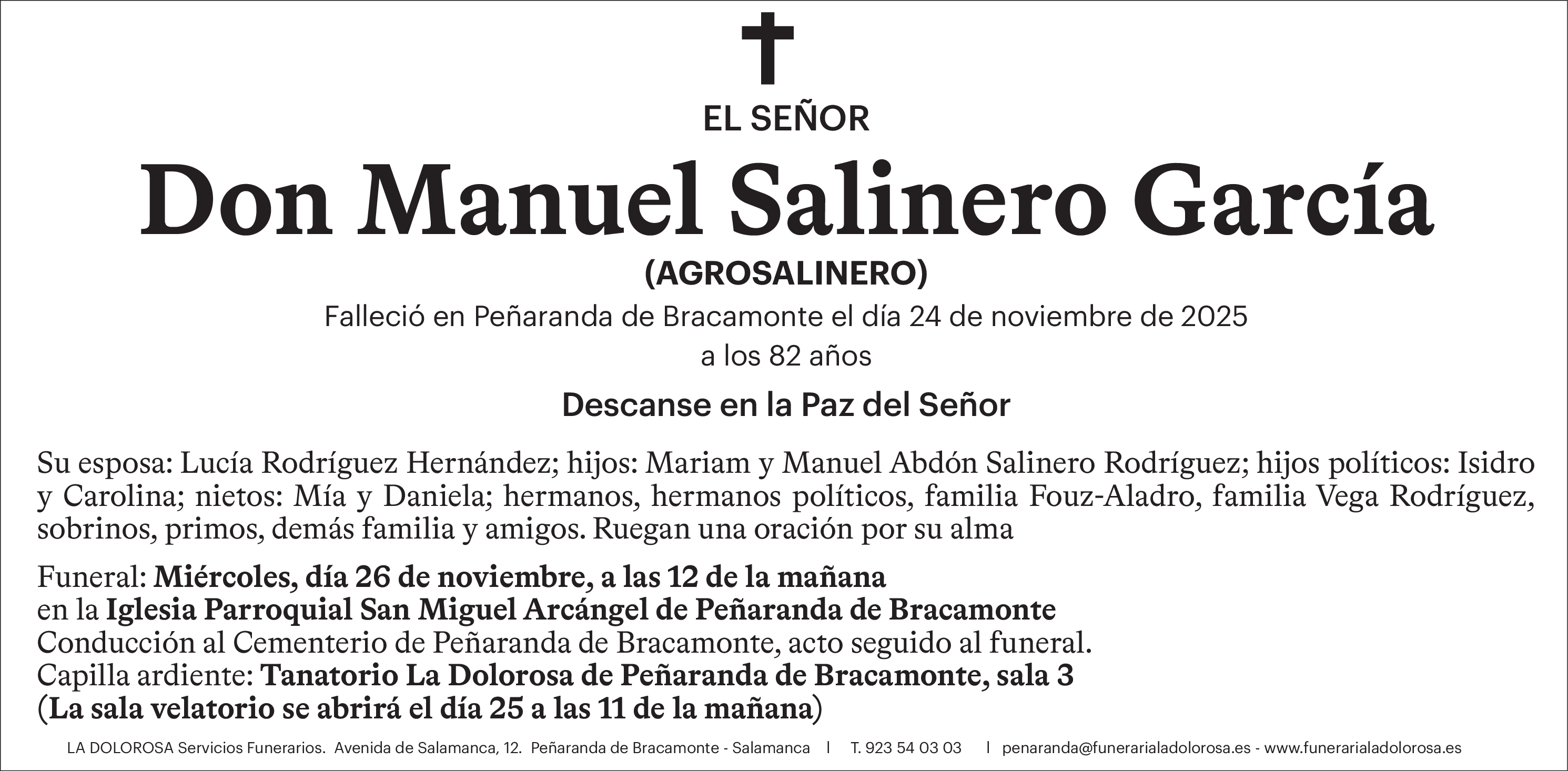 Don Manuel Salinero García