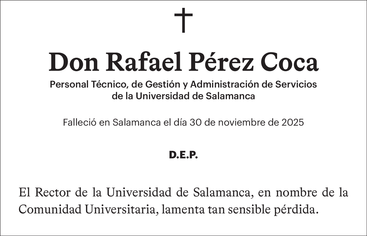Don Rafael Pérez Coca