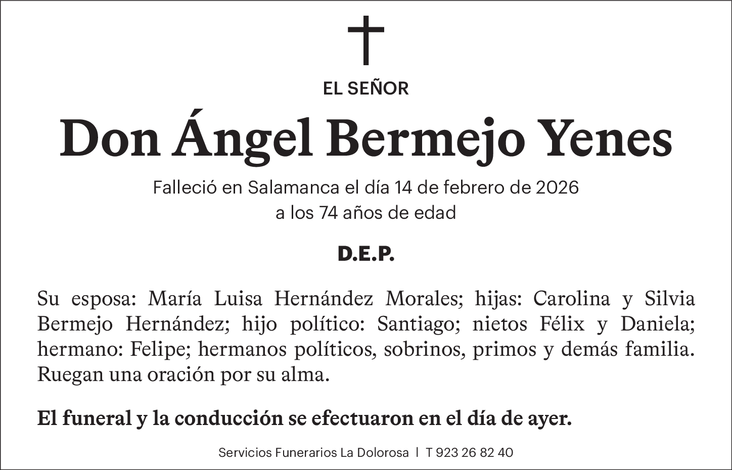 Don Ángel Bermejo Yenes